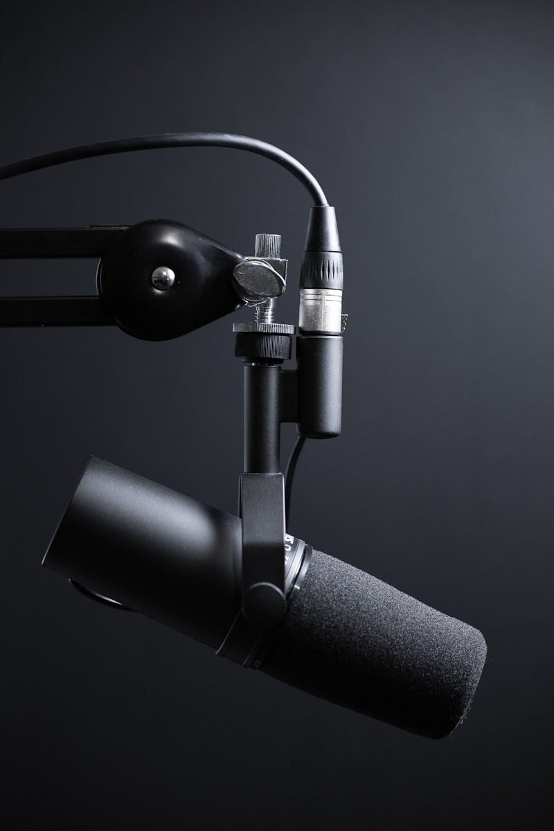Modernes Podcast Studio